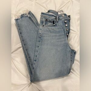 AUTH AGOLDE RILEY CROP JEANS SIZE 23